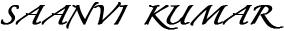 Saanvi Kumar Signature