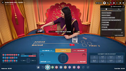 Play Andar Bahar at Betway