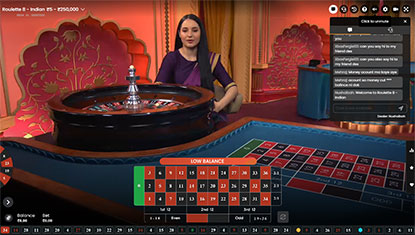 Play live roulette at Platinum Play