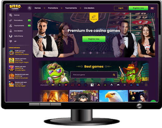 Bizzo Casino Website