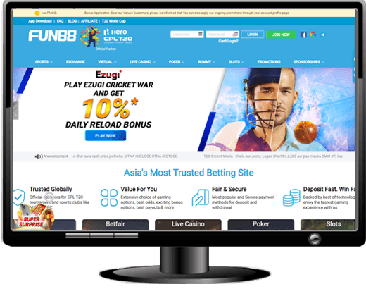 Fun88 Casino Website