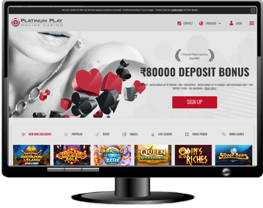 Platinum Play Casino Website