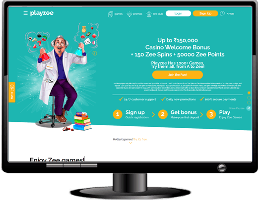PlayZee Casino Website