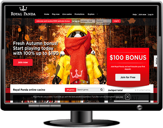 Royal Panda Casino Website