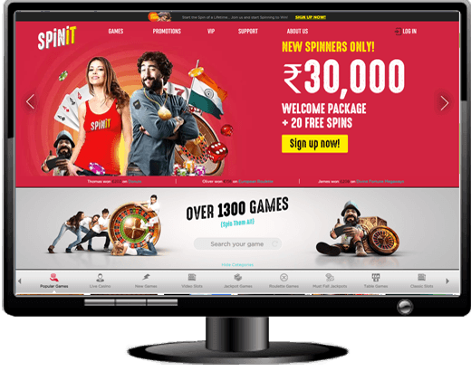 SpinIt Casino Website
