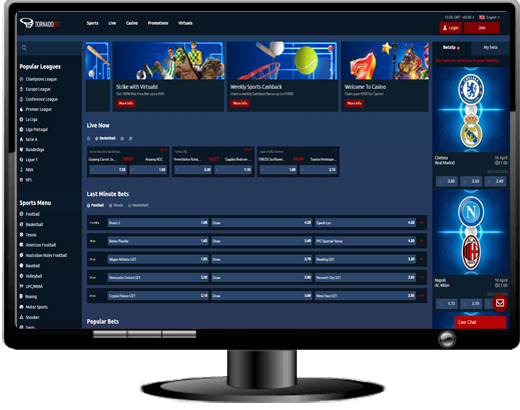 TornadoBet Casino Website